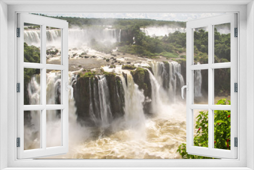 Fototapeta Naklejka Na Ścianę Okno 3D - Die schieren Wasserfälle der 