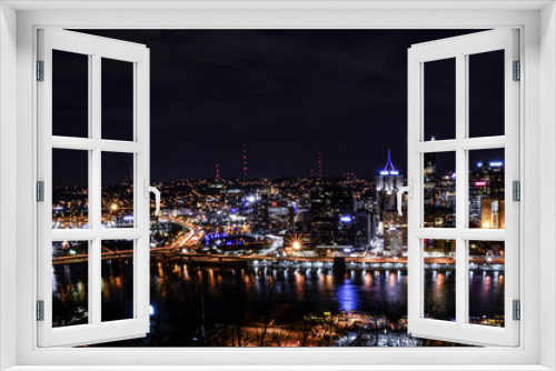 Fototapeta Naklejka Na Ścianę Okno 3D - Pittsbrugh Skyline