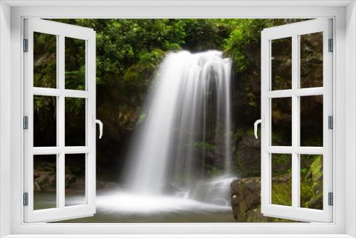 Fototapeta Naklejka Na Ścianę Okno 3D - Grotto Falls