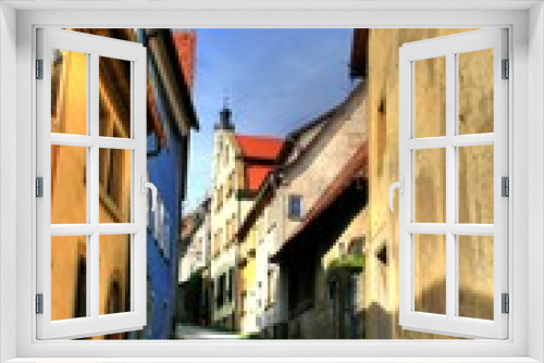 Fototapeta Naklejka Na Ścianę Okno 3D - Rothenburg ob der Tauber - Medieval city in Germany