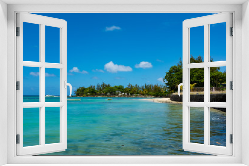 Fototapeta Naklejka Na Ścianę Okno 3D - amazing white beaches of Mauritius island. Tropical vacation