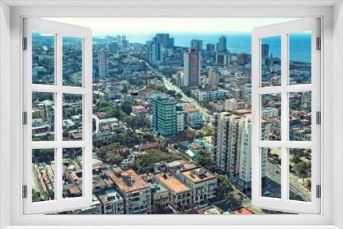 Fototapeta Naklejka Na Ścianę Okno 3D - Aerial view of Havana Cuba
