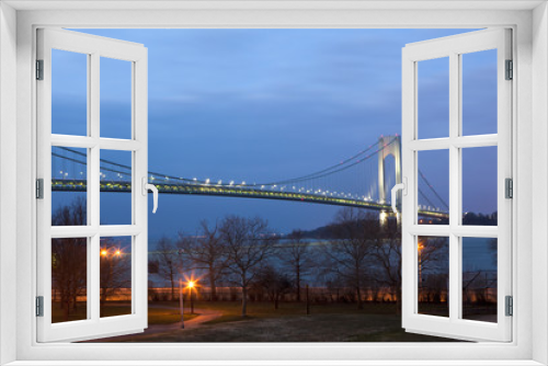 Fototapeta Naklejka Na Ścianę Okno 3D - Verrazano-Narrows Bridge.