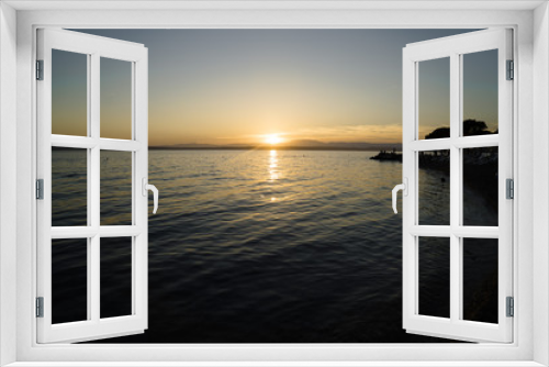 Fototapeta Naklejka Na Ścianę Okno 3D - Adriatic coast sunset