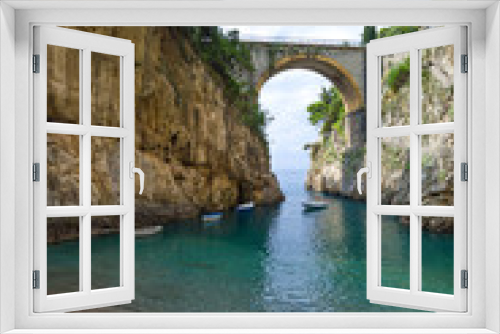 Fototapeta Naklejka Na Ścianę Okno 3D - The charm of the Sorrentina peninsula