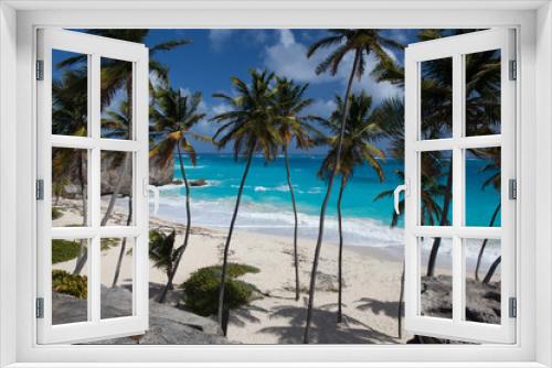 Fototapeta Naklejka Na Ścianę Okno 3D - Bottom Bay is one of the most beautiful beaches on the Caribbean island of Barbados.