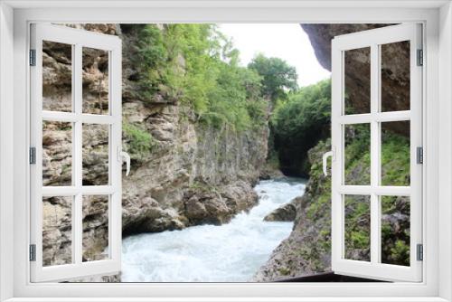 Fototapeta Naklejka Na Ścianę Okno 3D - mountain river