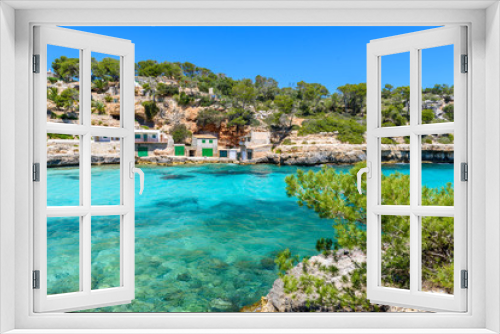 Fototapeta Naklejka Na Ścianę Okno 3D - Cala Llombards - beautiful beach in bay of Mallorca, Spain