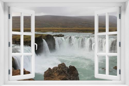 Fototapeta Naklejka Na Ścianę Okno 3D - ゴーザフォスの滝