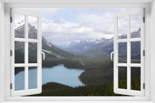 Fototapeta Naklejka Na Ścianę Okno 3D - peyto lake 2