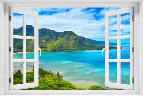 Fototapeta Naklejka Na Ścianę Okno 3D - ハワイの風景