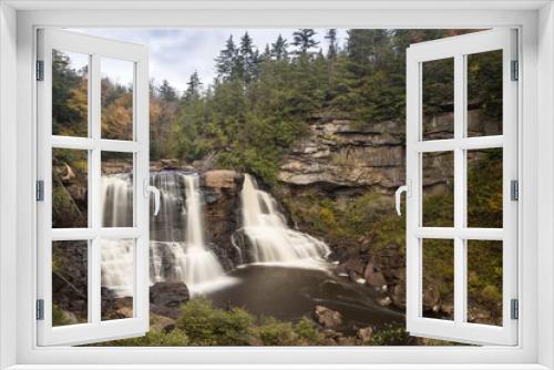 Fototapeta Naklejka Na Ścianę Okno 3D -  Blackwater Falls 