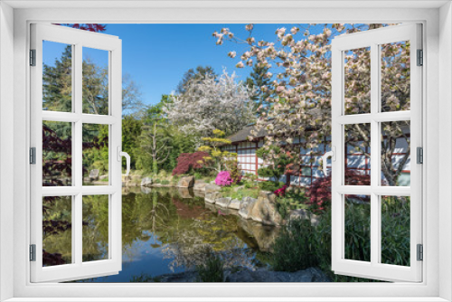 Fototapeta Naklejka Na Ścianę Okno 3D - Jardin japonais de l'Île de Versailles (Nantes, France)