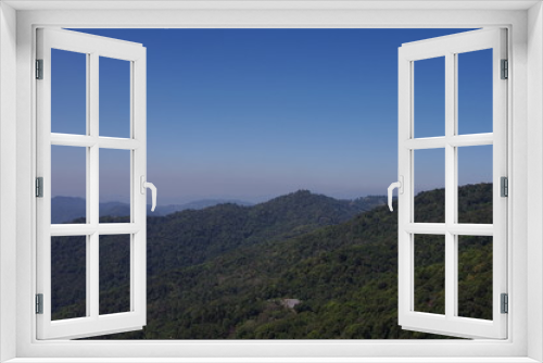 Fototapeta Naklejka Na Ścianę Okno 3D - beautiful horizon above the hills.