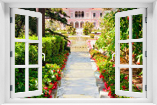 Fototapeta Naklejka Na Ścianę Okno 3D - Villa Ephrussi de Rothschild, Frankreich