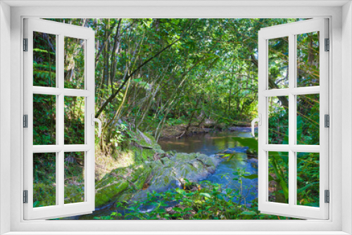 Fototapeta Naklejka Na Ścianę Okno 3D - Flowing river