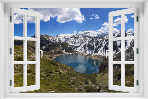 Fototapeta Naklejka Na Ścianę Okno 3D - Asturias,lago