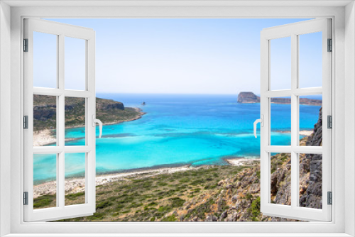 Fototapeta Naklejka Na Ścianę Okno 3D - Balos beach