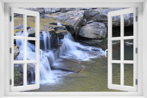 Fototapeta Naklejka Na Ścianę Okno 3D - Waterfall on Glade Creek in West Virginia