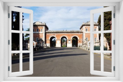 Fototapeta Naklejka Na Ścianę Okno 3D - Roma - Ingresso del Verano