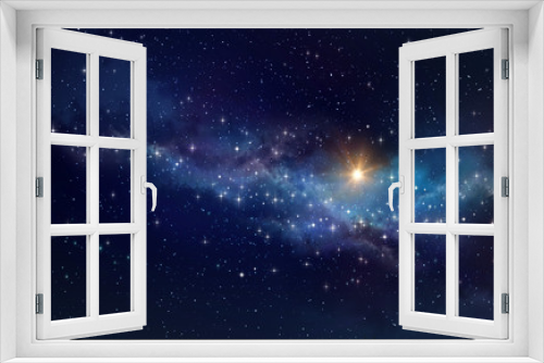Fototapeta Naklejka Na Ścianę Okno 3D - Deep space background