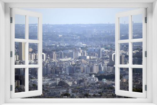 Fototapeta Naklejka Na Ścianę Okno 3D - 東京の街並み