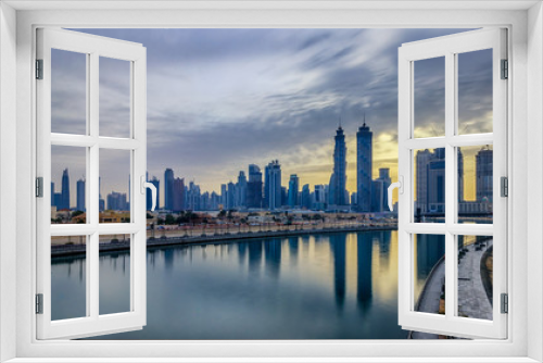 Fototapeta Naklejka Na Ścianę Okno 3D - Dubai Water Canal