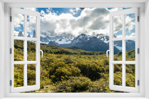 Fototapeta Naklejka Na Ścianę Okno 3D - Mountains in National Park Los Glaciares, Argentina