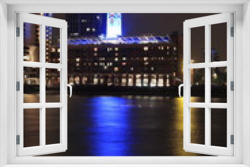 Fototapeta Naklejka Na Ścianę Okno 3D - london view at night