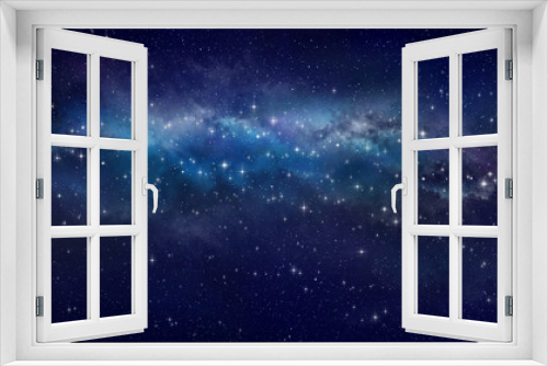 Fototapeta Naklejka Na Ścianę Okno 3D - Deep space background