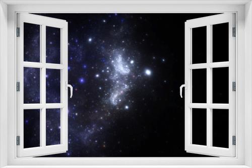 Fototapeta Naklejka Na Ścianę Okno 3D - Abstract fractal illustration looks like galaxies