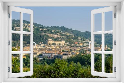 Fototapeta Naklejka Na Ścianę Okno 3D - Stadtansicht Fossombrone, Marken in Italien - Fossombrone in Marche, Italy