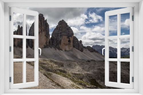 Fototapeta Naklejka Na Ścianę Okno 3D - TRE CIME DI LAVAREDO