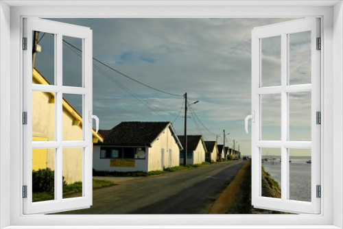 Fototapeta Naklejka Na Ścianę Okno 3D - port ostreicole