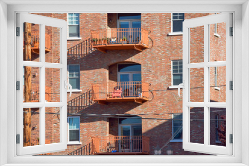 Fototapeta Naklejka Na Ścianę Okno 3D - Downtown Apartment