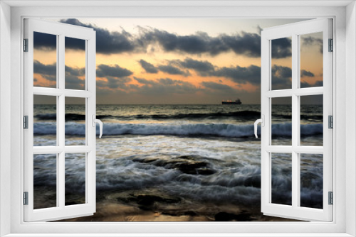 Fototapeta Naklejka Na Ścianę Okno 3D - Mediterranean Coast Israel