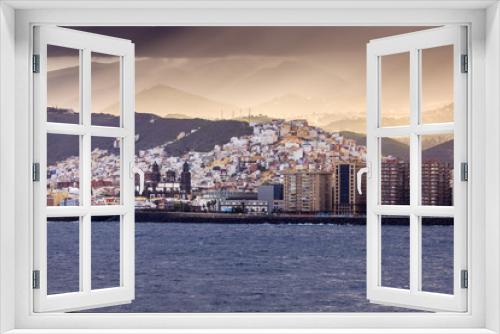 Fototapeta Naklejka Na Ścianę Okno 3D - Panorama of Las Palmas