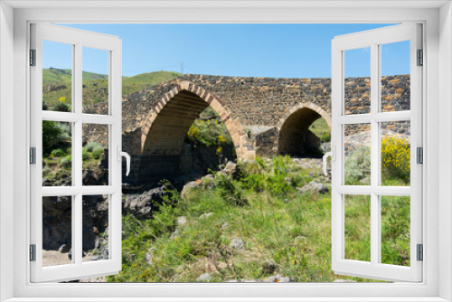 Fototapeta Naklejka Na Ścianę Okno 3D - Medieval bridge of Adrano, Sicily, of arabic origin and saracen