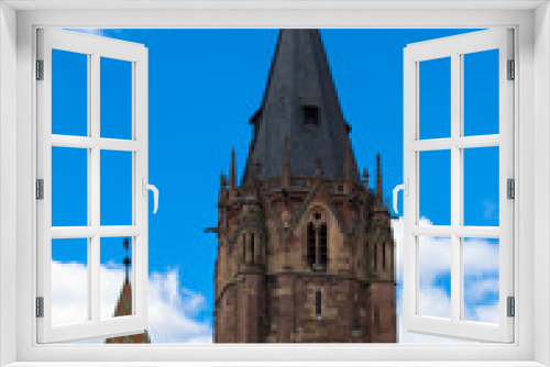 Fototapeta Naklejka Na Ścianę Okno 3D - Die Kirche St. Peter und Paul, Wissembourg Elsass