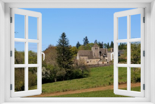 Fototapeta Naklejka Na Ścianę Okno 3D - Mercoeur (Corrèze) 