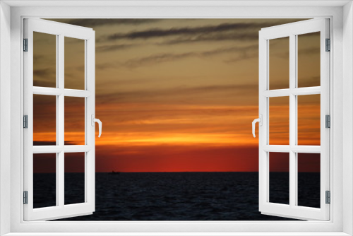 Fototapeta Naklejka Na Ścianę Okno 3D - sonnenuntergang am südatlantik