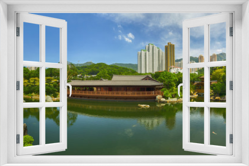 Fototapeta Naklejka Na Ścianę Okno 3D - Nan Lian Garden  house in Hong Kong