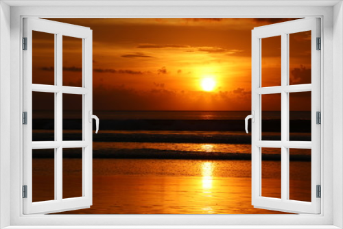 Fototapeta Naklejka Na Ścianę Okno 3D - Sunset in Legian (Bali)