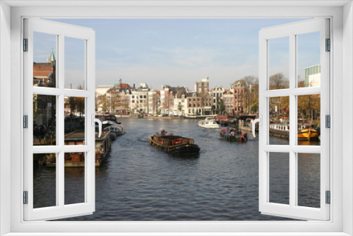 Fototapeta Naklejka Na Ścianę Okno 3D - AMSTERDAM CANAL