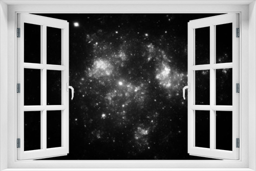 Fototapeta Naklejka Na Ścianę Okno 3D - Abstract fractal illustration looks like galaxies