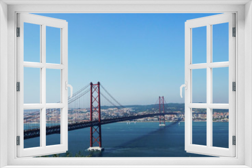 Fototapeta Naklejka Na Ścianę Okno 3D - Lisabon Bridge Portugal Europe
