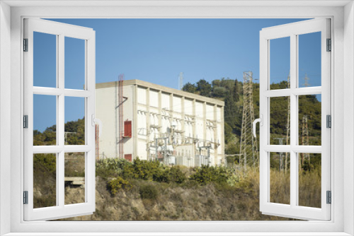 Fototapeta Naklejka Na Ścianę Okno 3D - Power Station