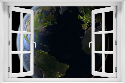Fototapeta Naklejka Na Ścianę Okno 3D - Northern Hemisphere on planet Earth
