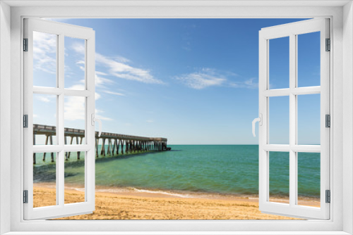 Fototapeta Naklejka Na Ścianę Okno 3D - Sea shore, summer background