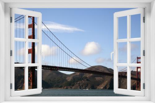 Fototapeta Naklejka Na Ścianę Okno 3D - Golden Gate Bridge San Francisco Bay